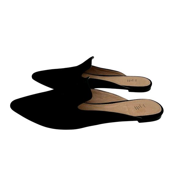 J.Jill Shoes - J.Jill women’s Chantal black suede slide mule flat shoes
